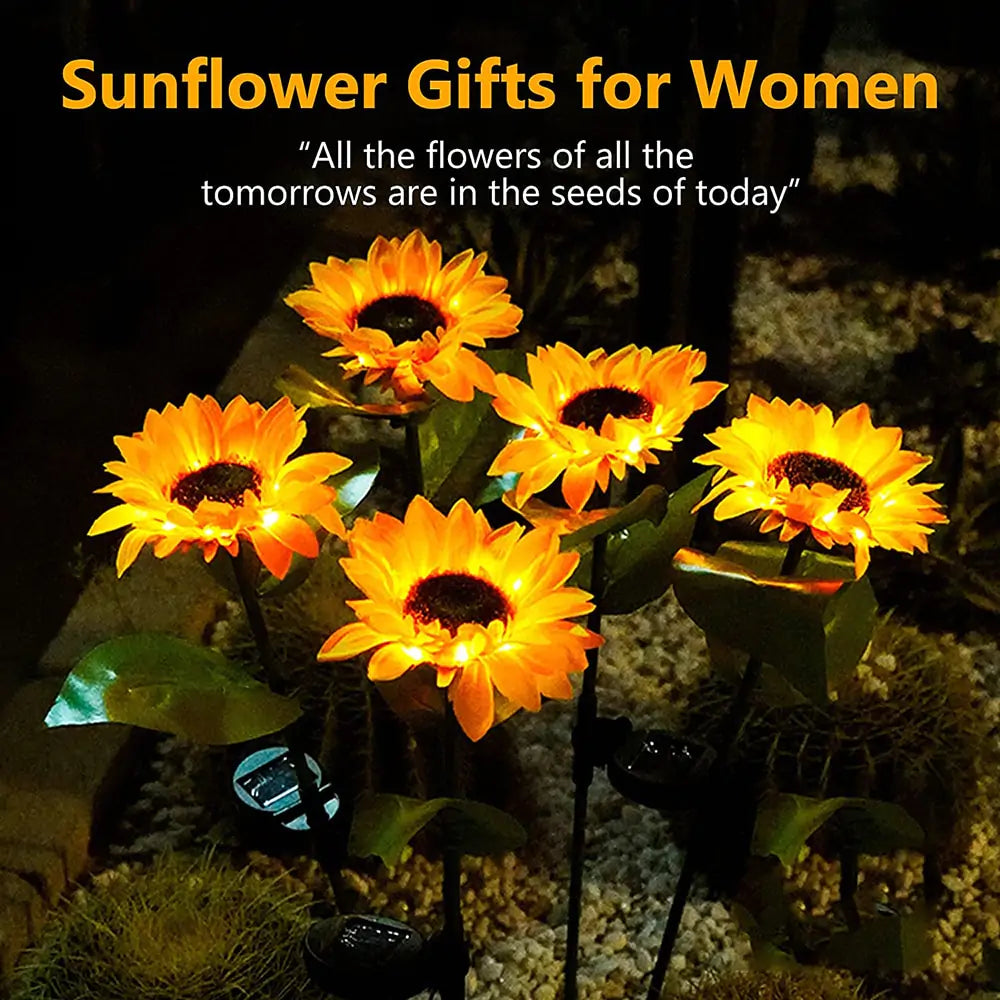 Rust&Rose Sunflowers Light